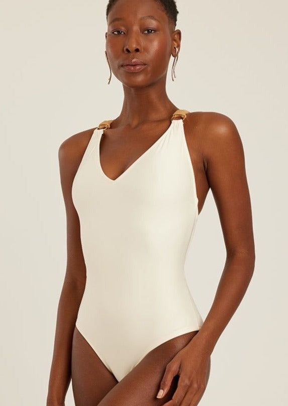 Rope V Neck One Piece