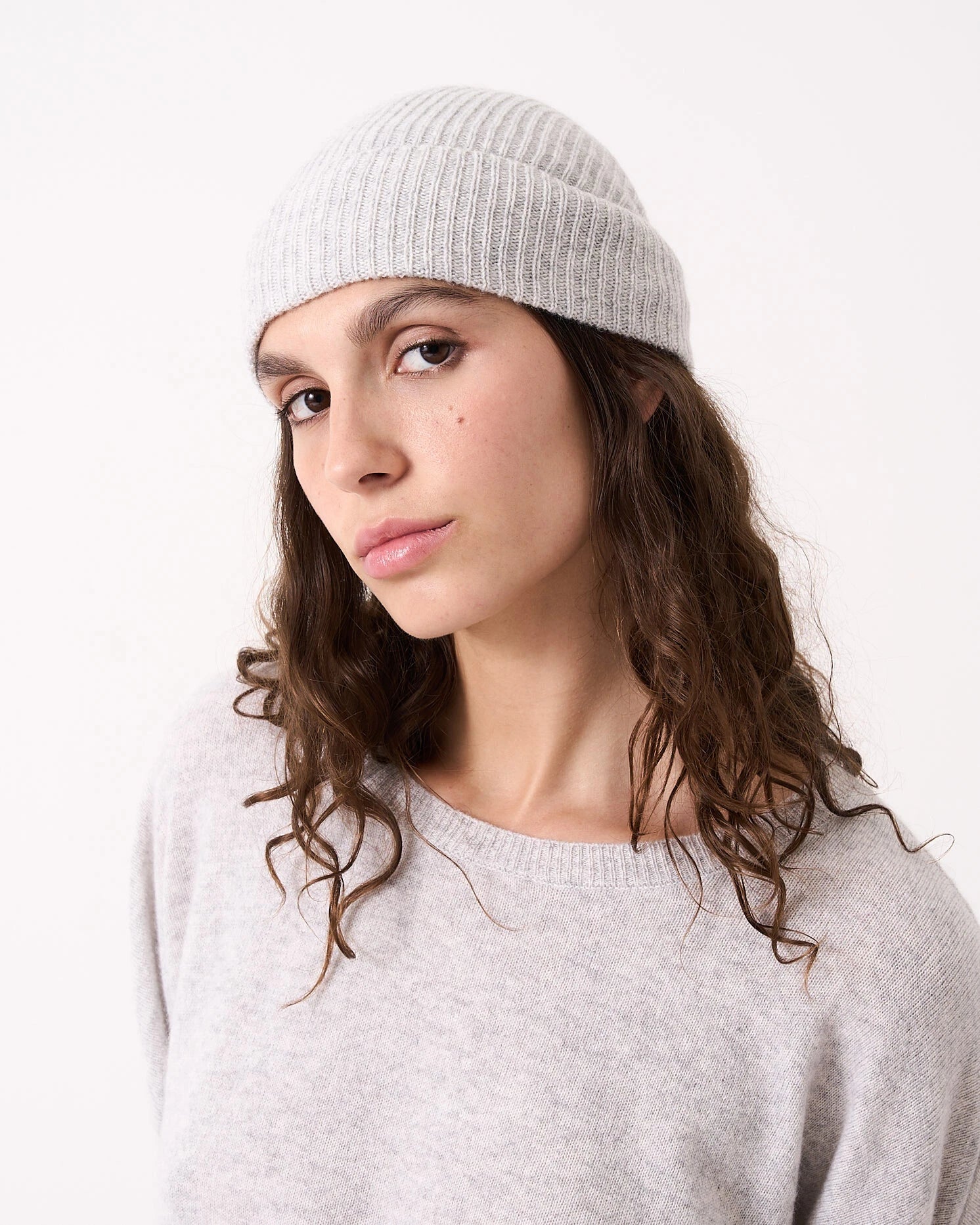 Maeve Light Grey Beanie