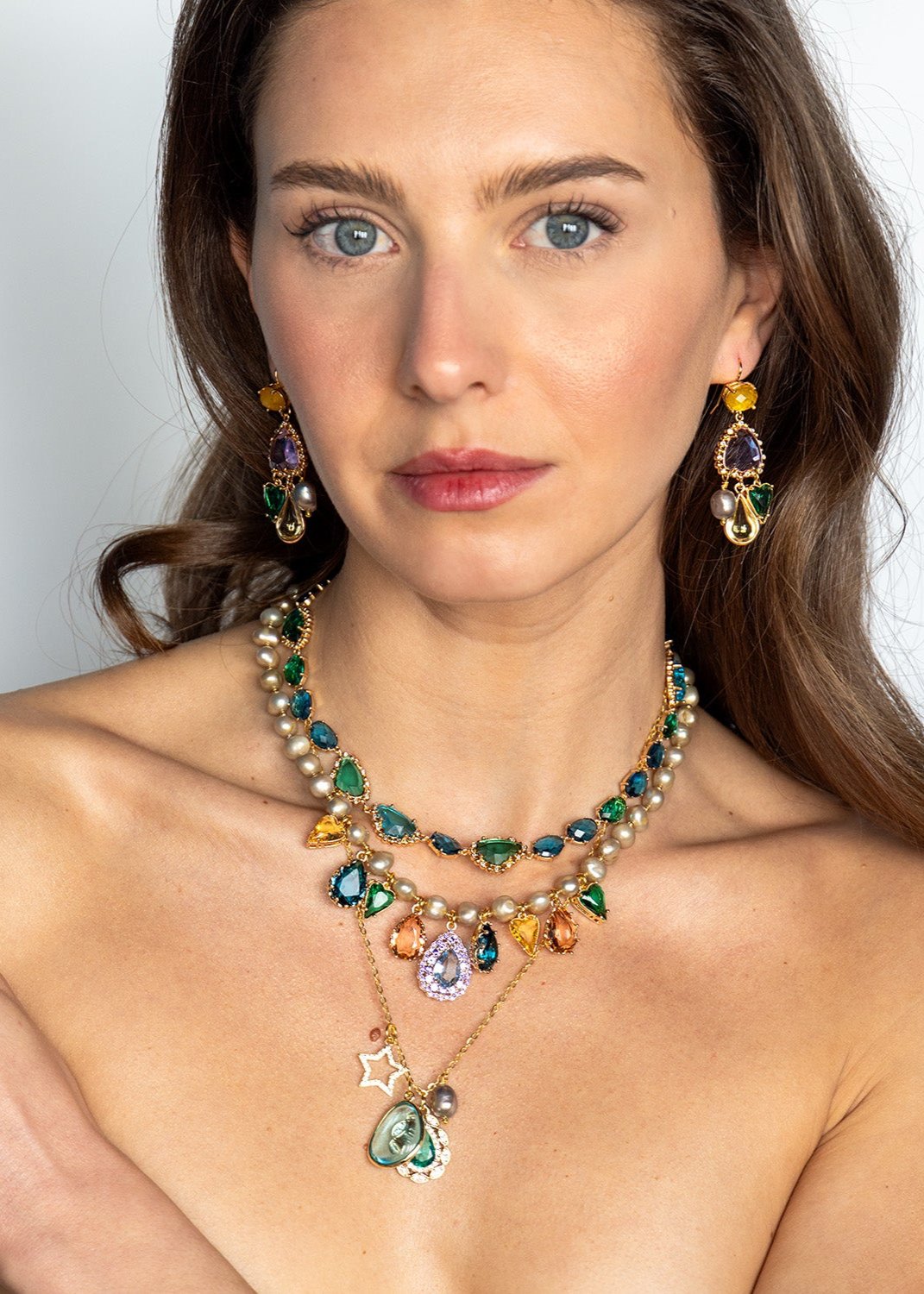 Albia Green Necklace