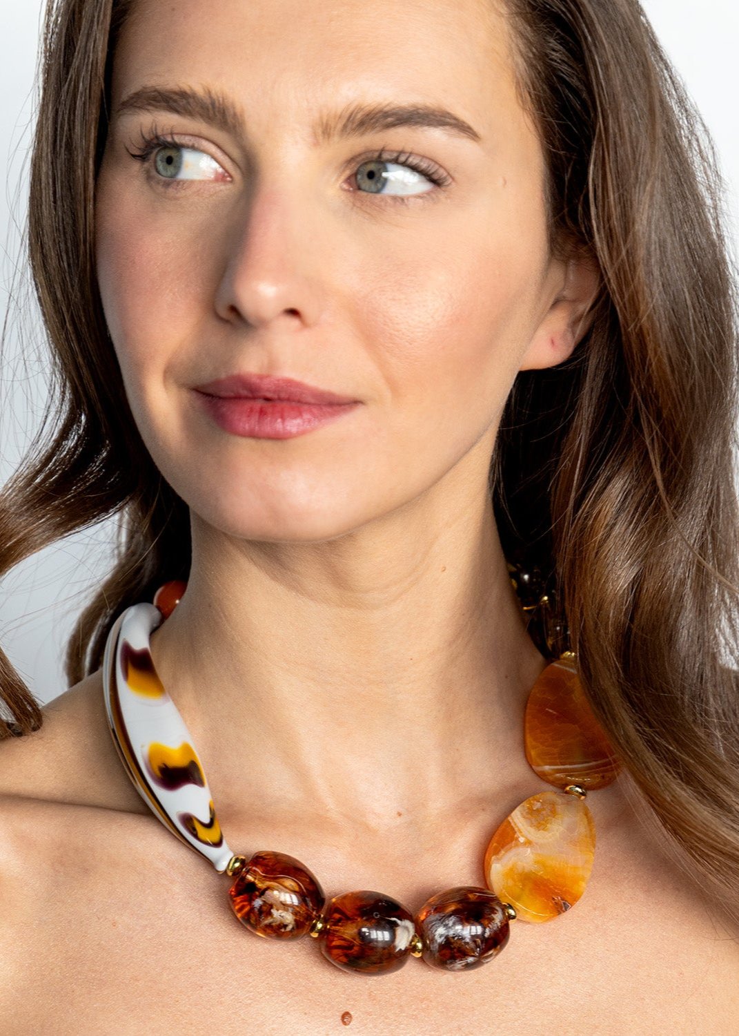 Serena Orange Necklace