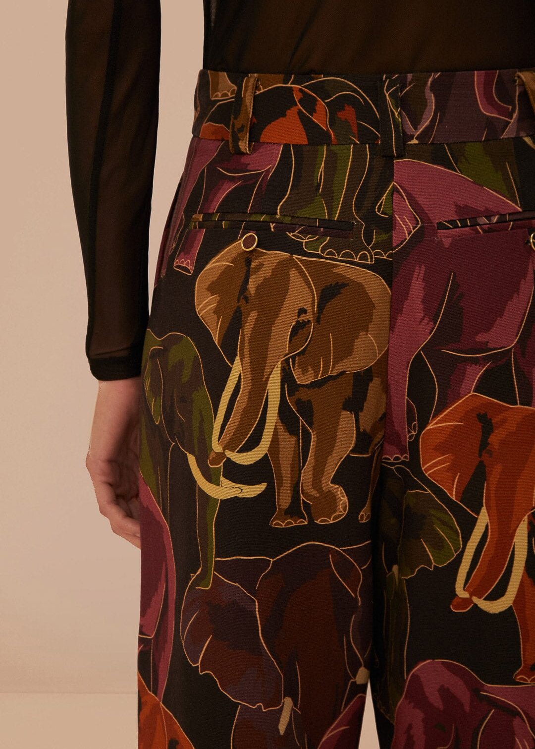 Elephants Brown Pants