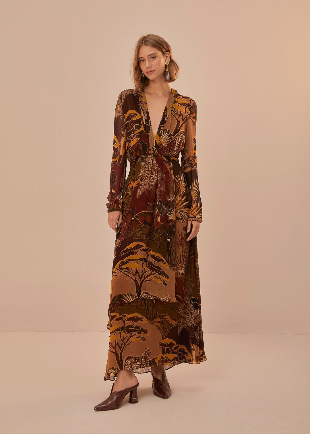 Savana Dream Caramel Maxi Dress