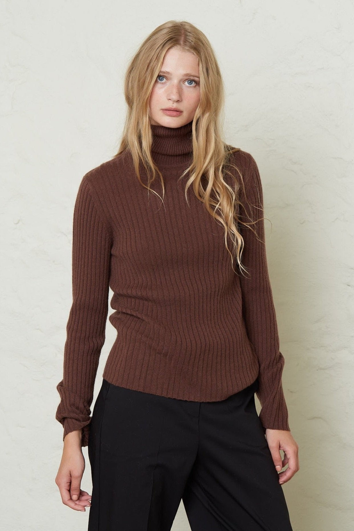 Absolut cashmere-Aline Chocolat Blouse-Justbrazil