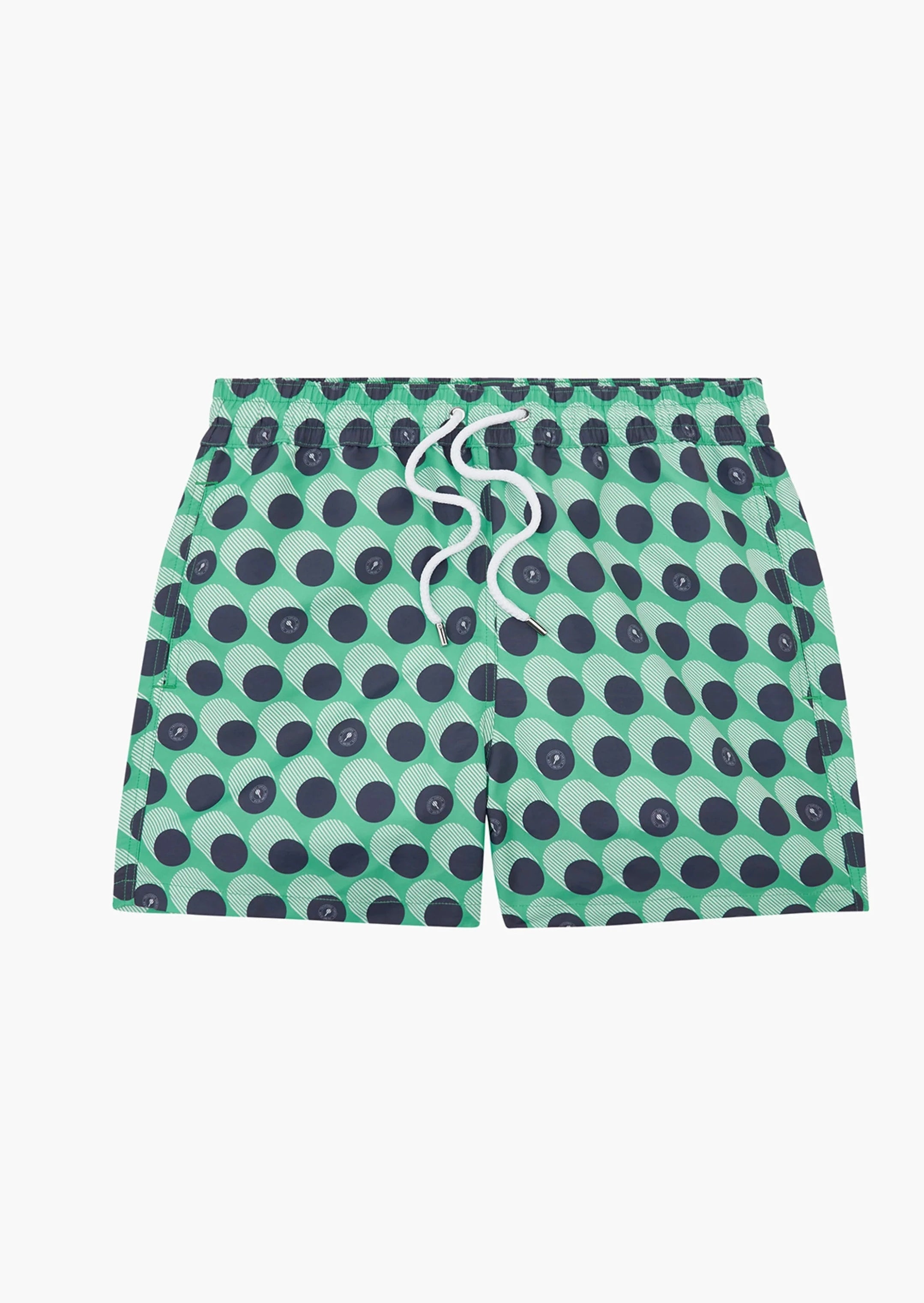 Sport Swim Shorts Bola De Frescobol Spring Green and Navy