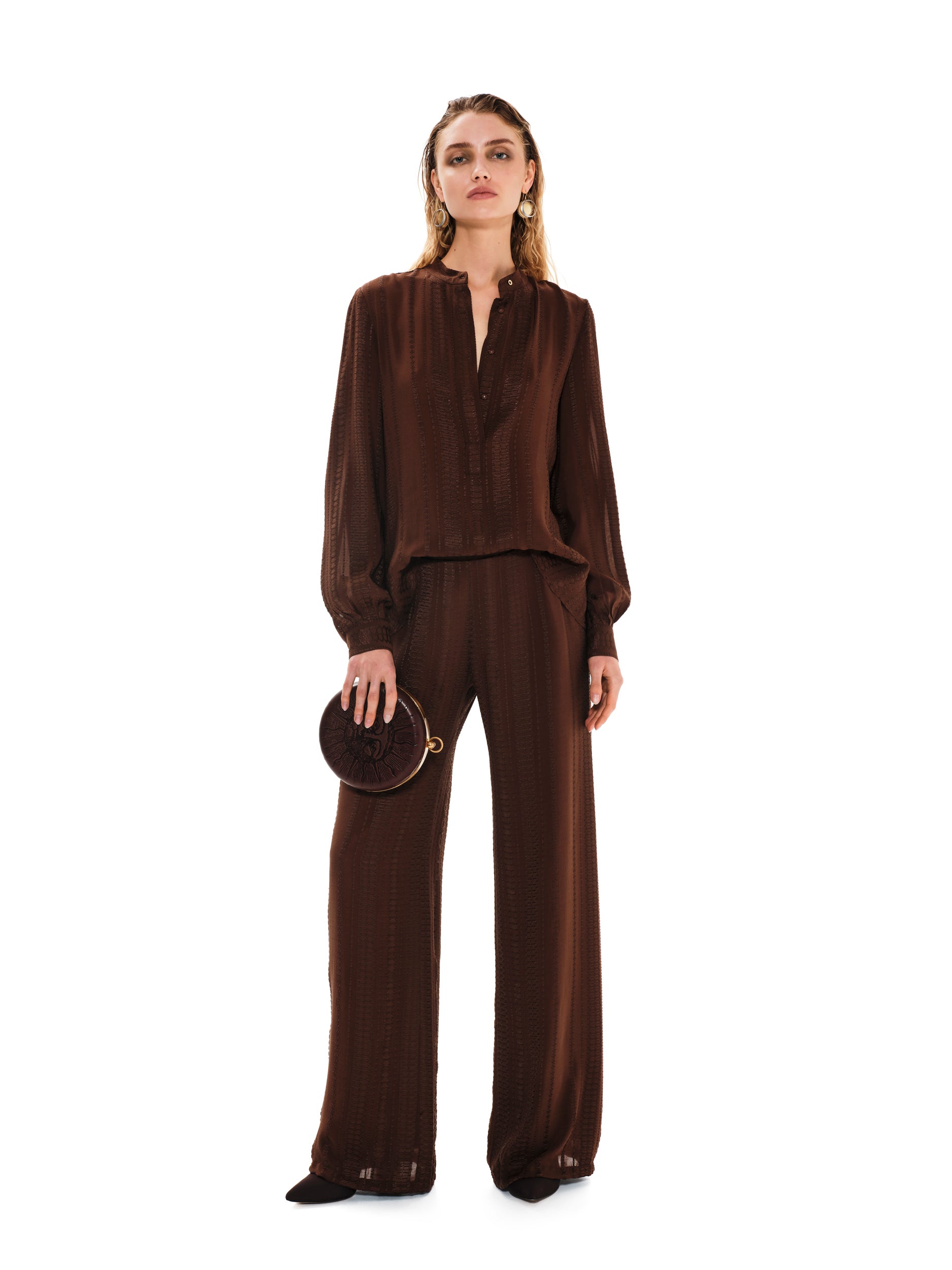 Hera Brown Blouse