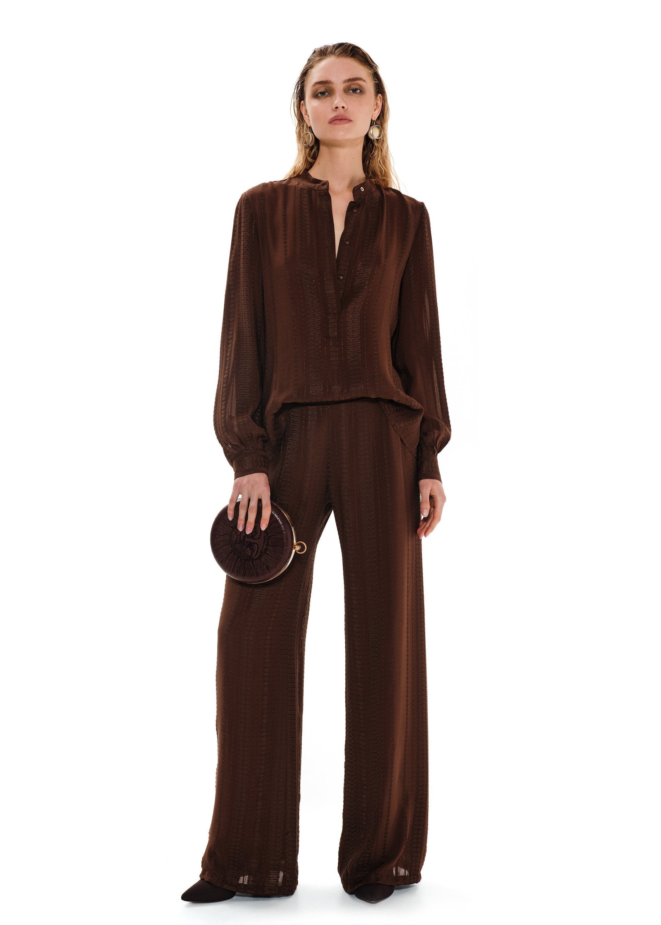 Hera Brown Blouse