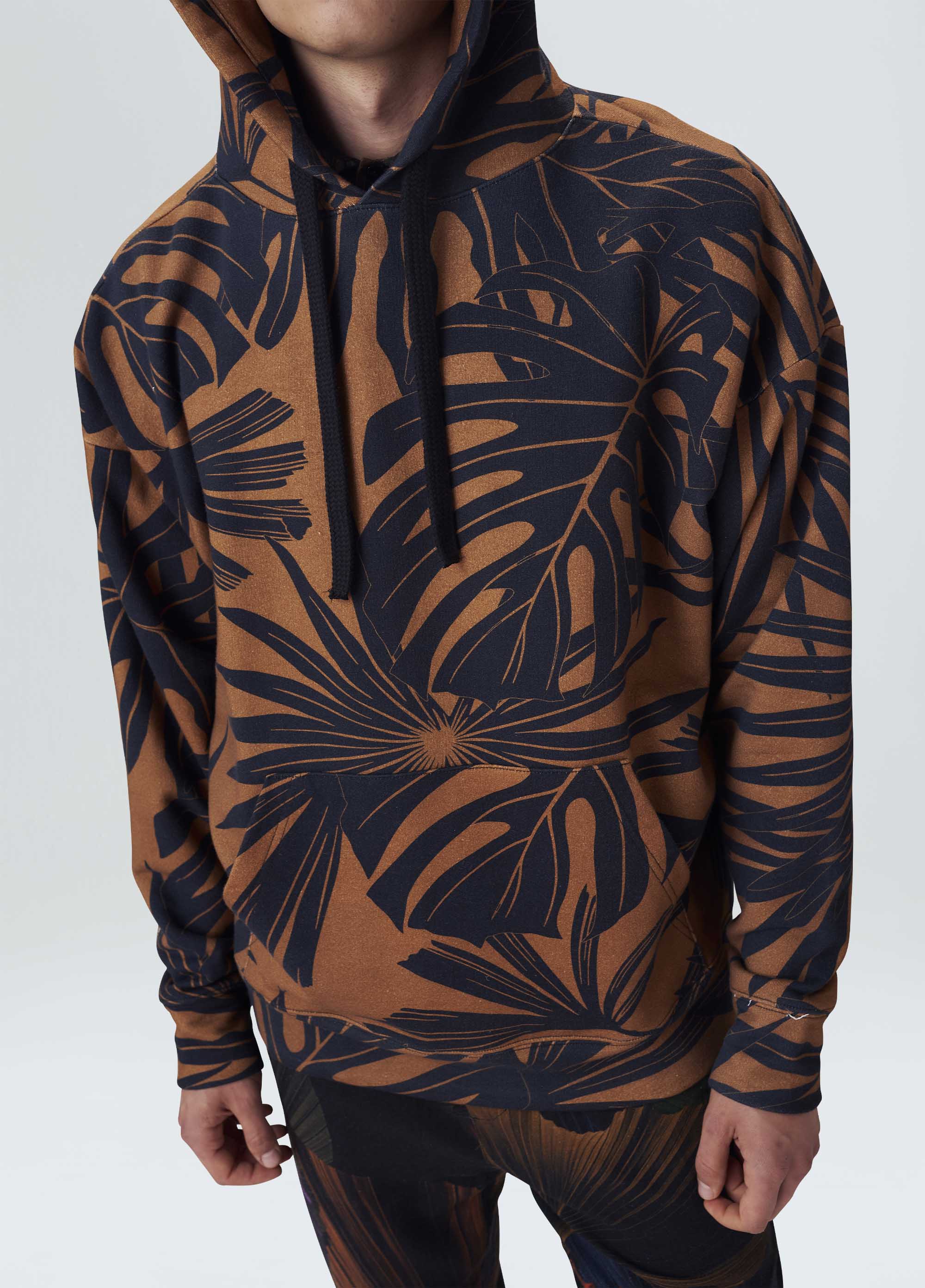 OSKLEN-DARK LEAF TROPI OVER SWEATSHIRT-JUST BRAZIL