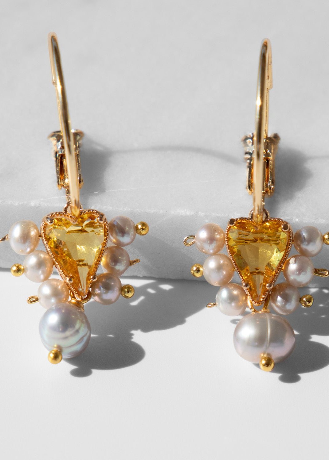 Margherite Yellow Earrings