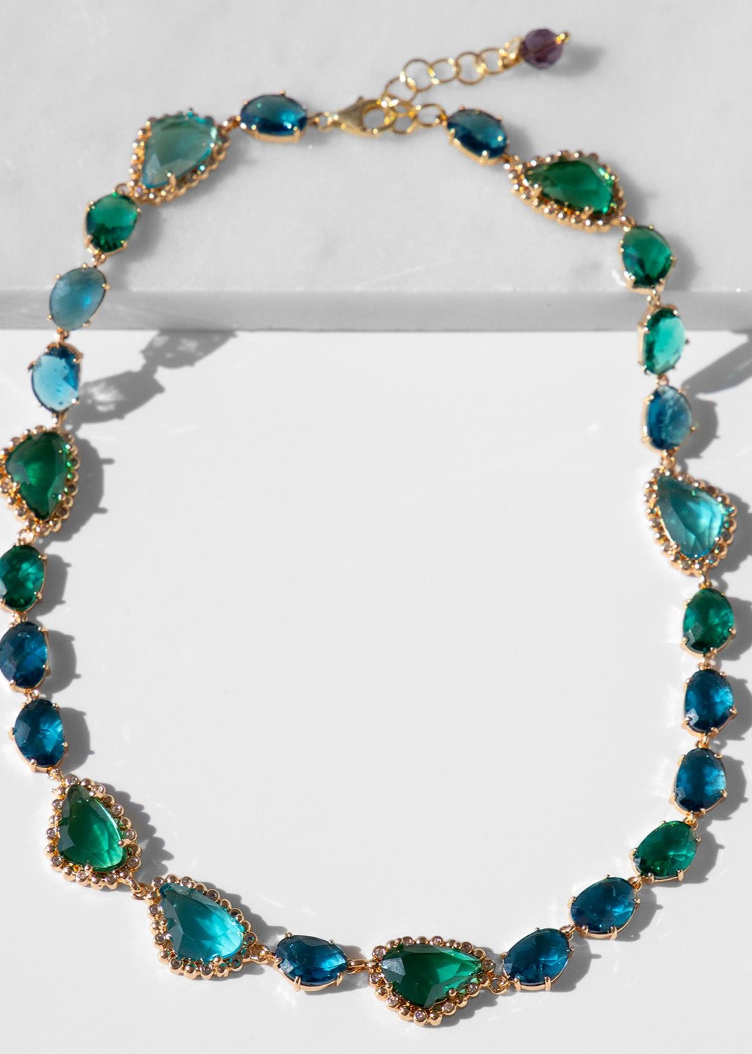 Albia Green Necklace