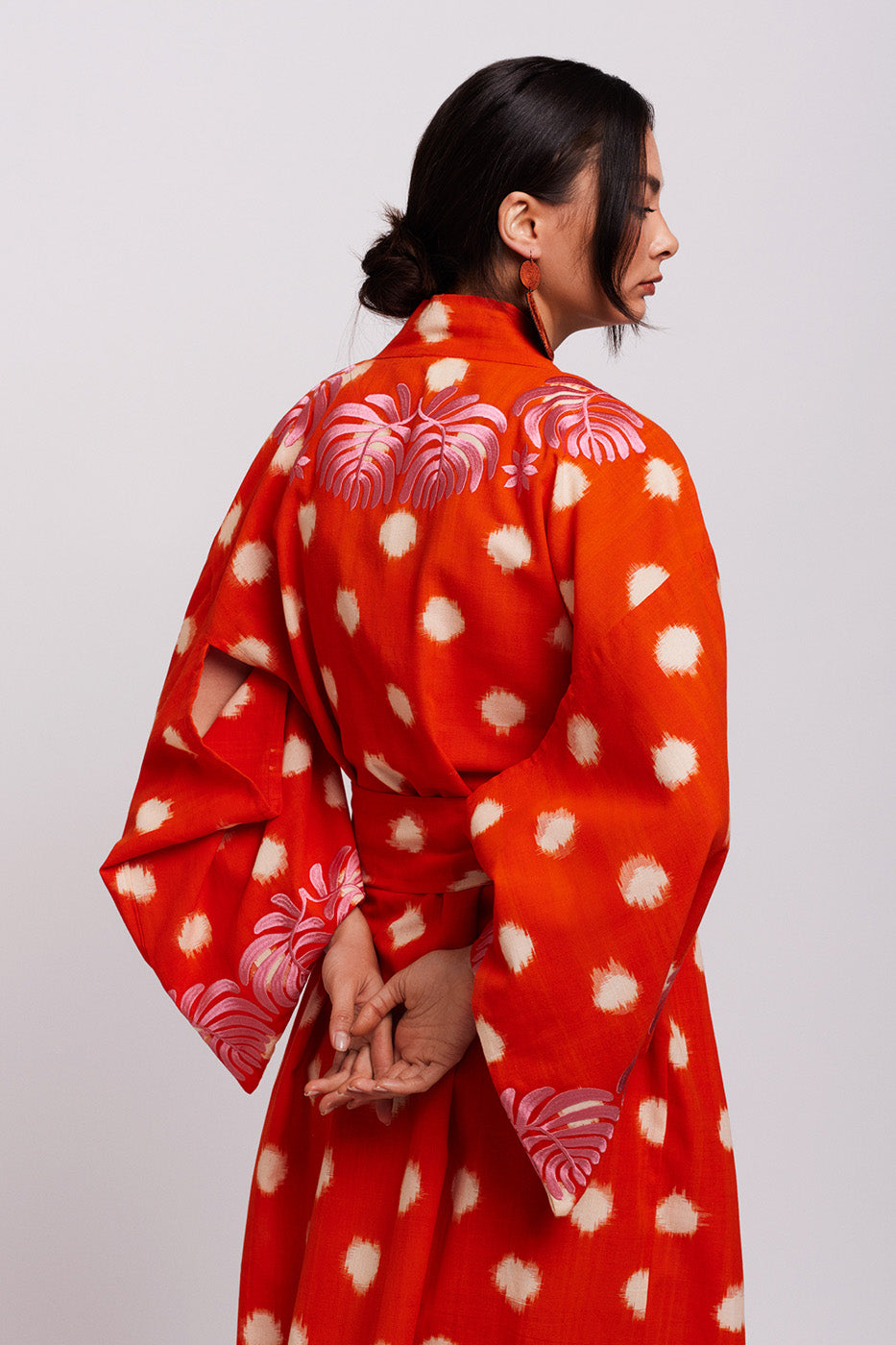 Jaisal Orange Kimono