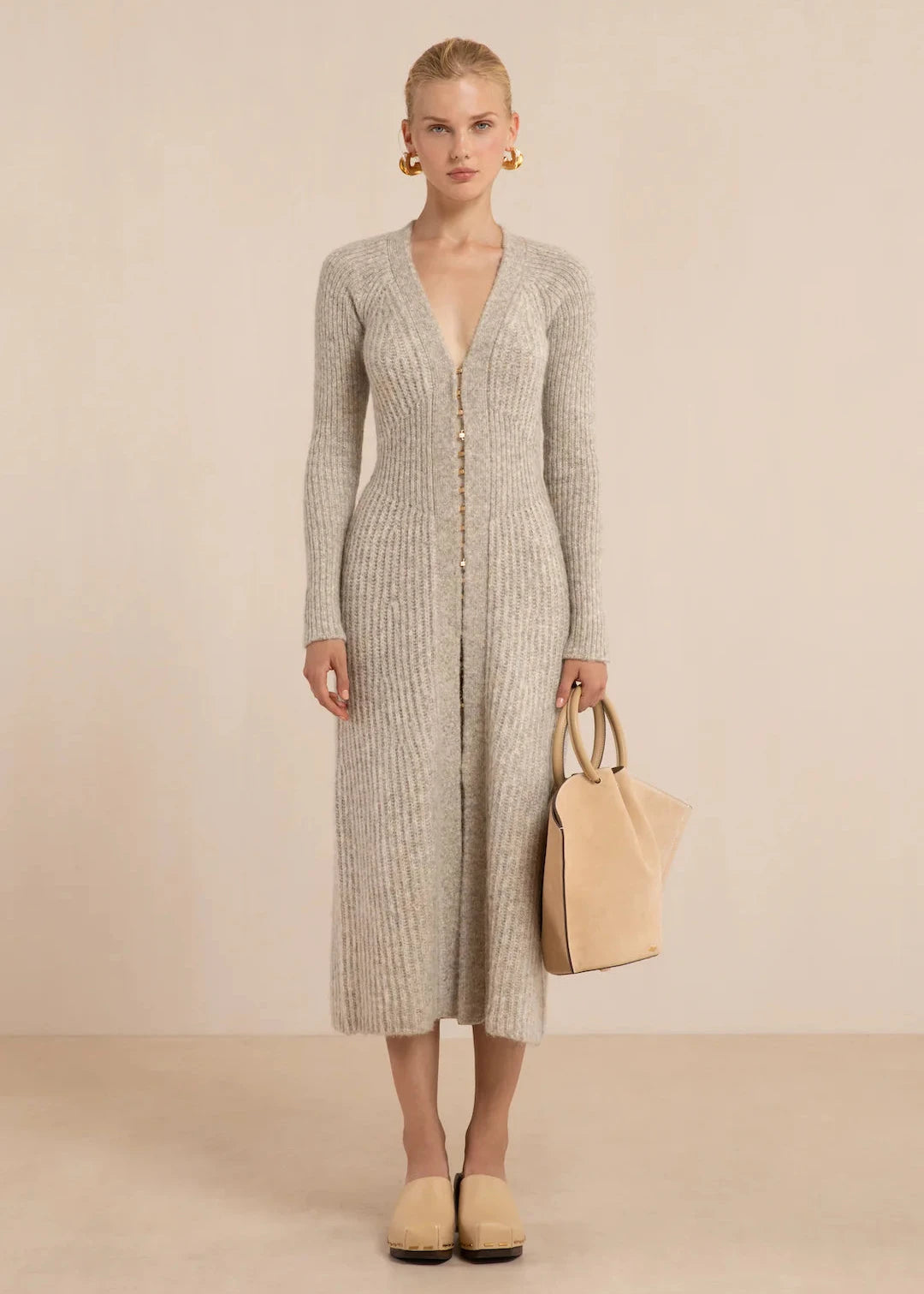 Bessiana Knit Dress Fog