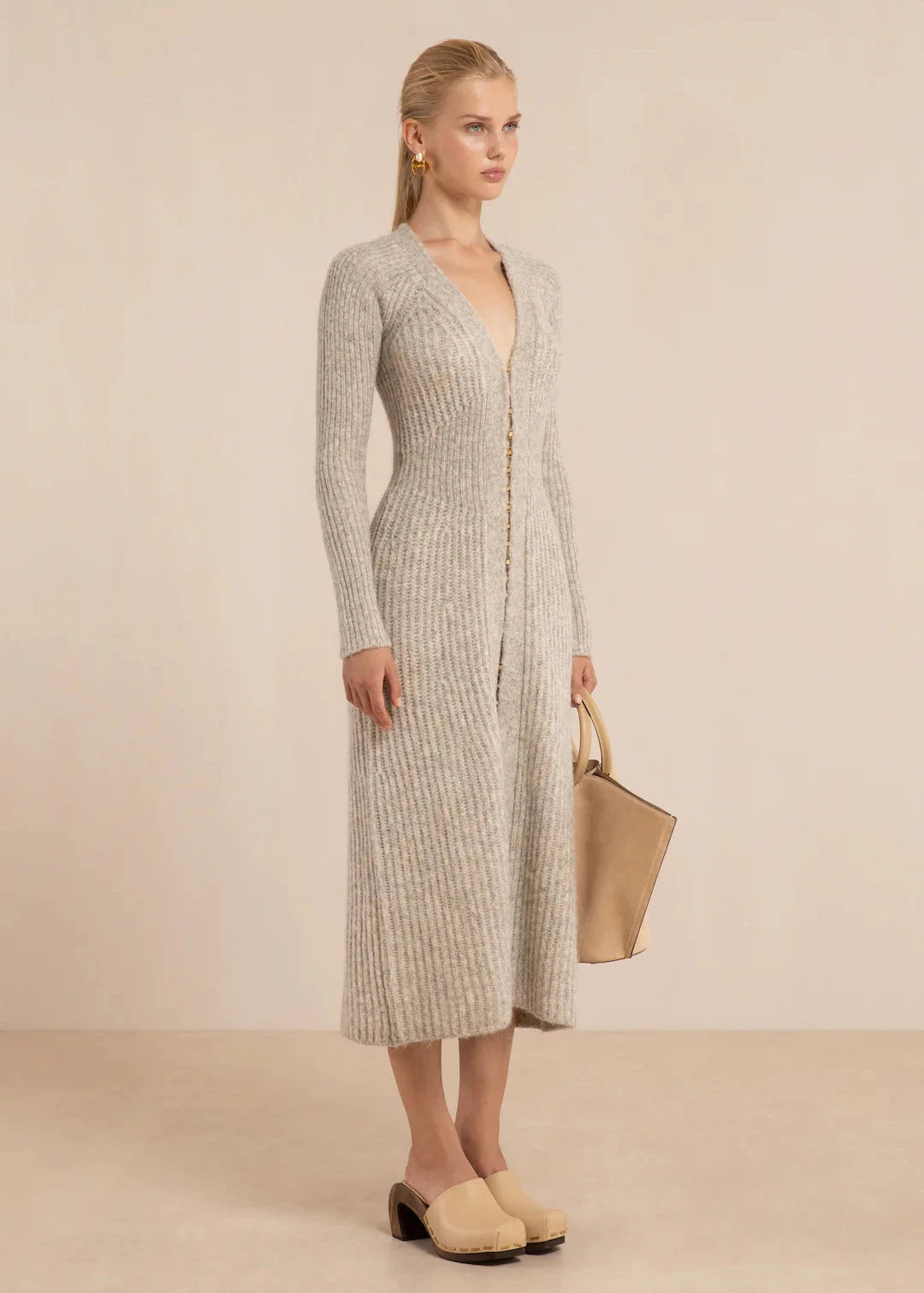 Bessiana Knit Dress Fog