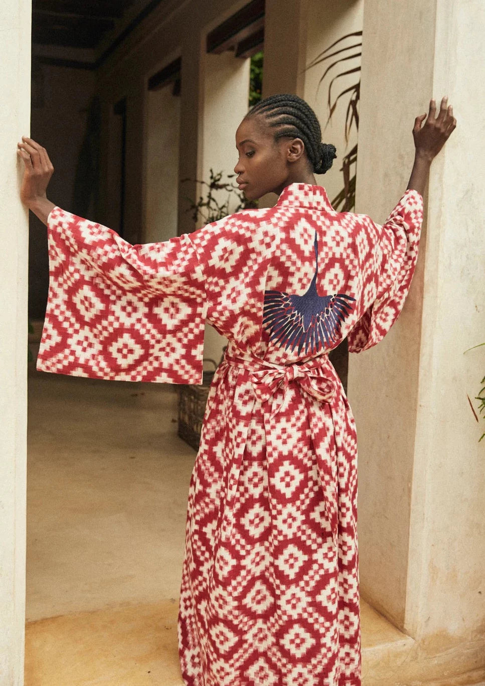 Kleed-Mombasa Red Kimono-Justbrazil