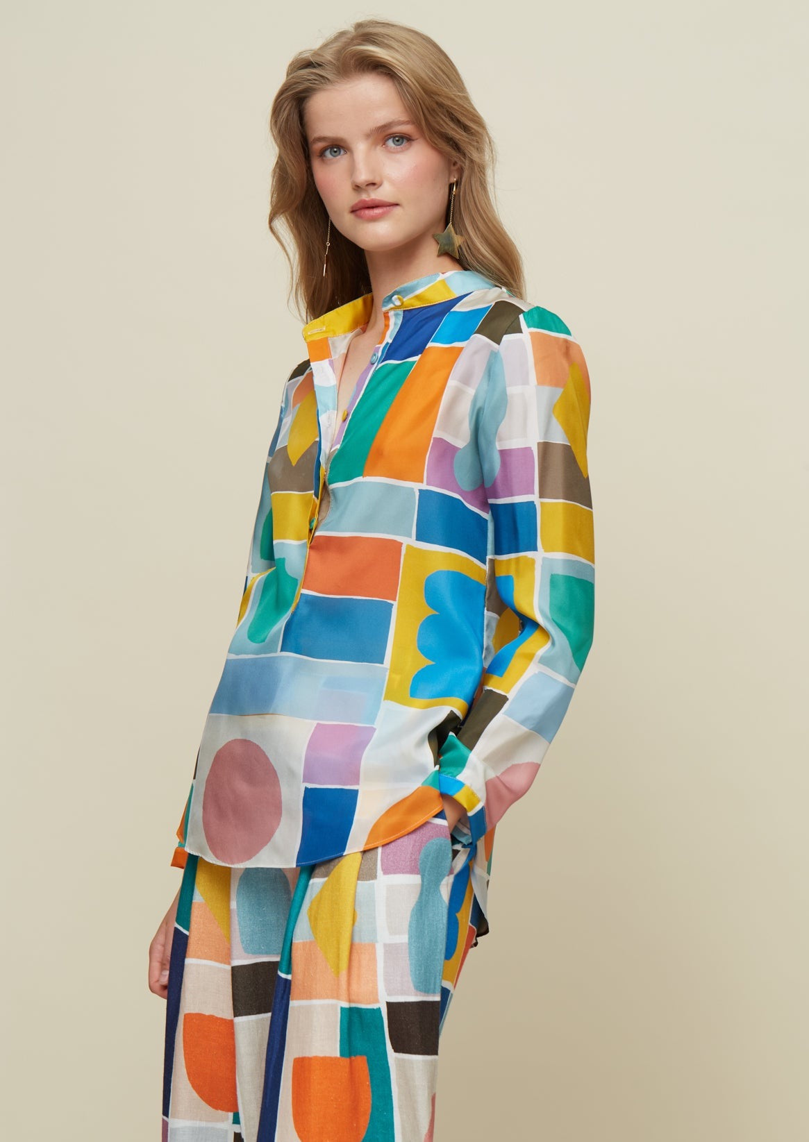 GALERIA-METIS GAME SILK SHIRT-JUST BRAZIL