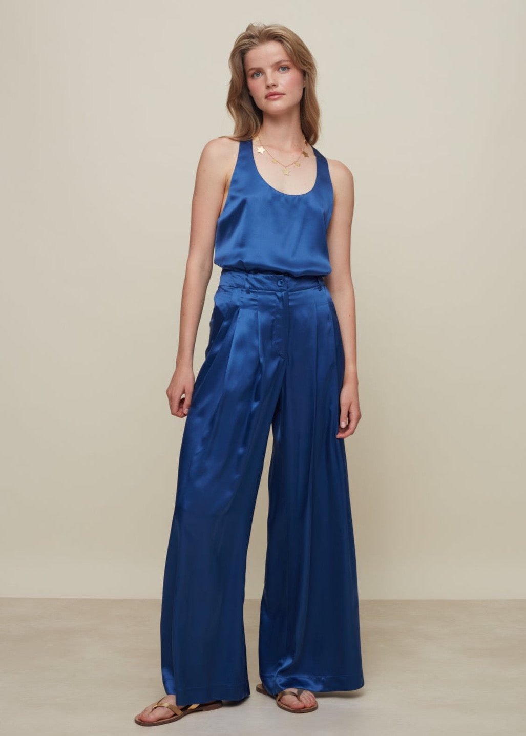 Galeria-Alexa Blue Silk Pants-Justbrazil