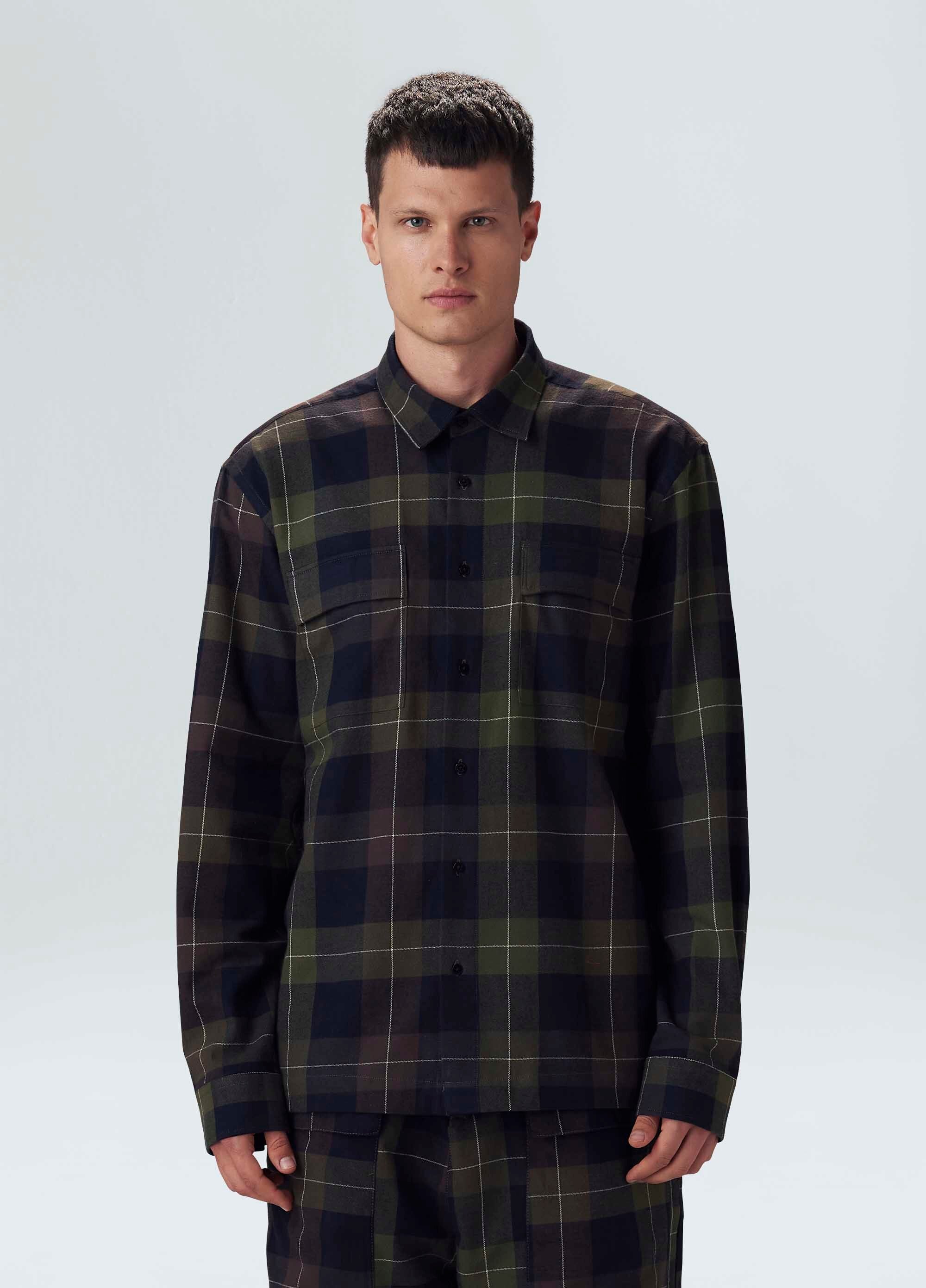 OSKLEN-CAMISA FLANNEL PLAID MI-JUST BRAZIL