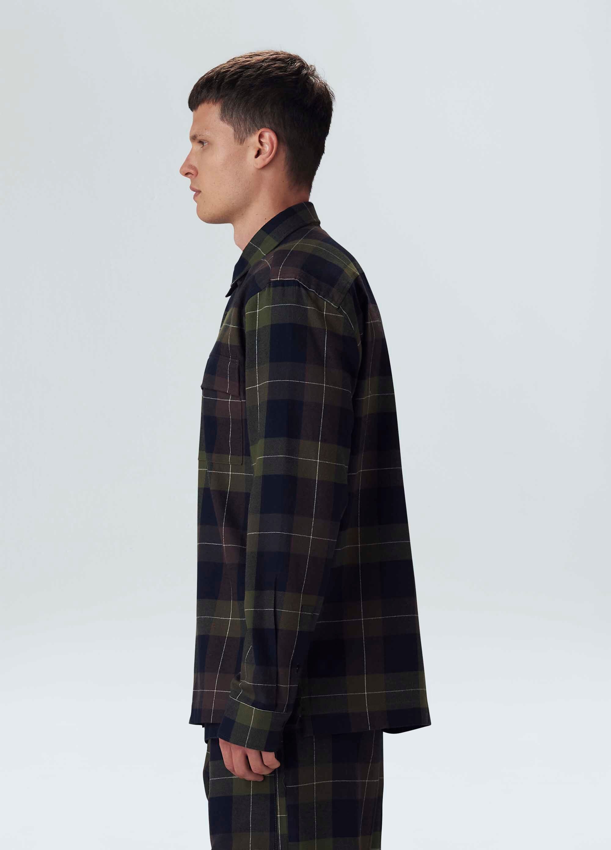 OSKLEN-CAMISA FLANNEL PLAID MI-JUST BRAZIL