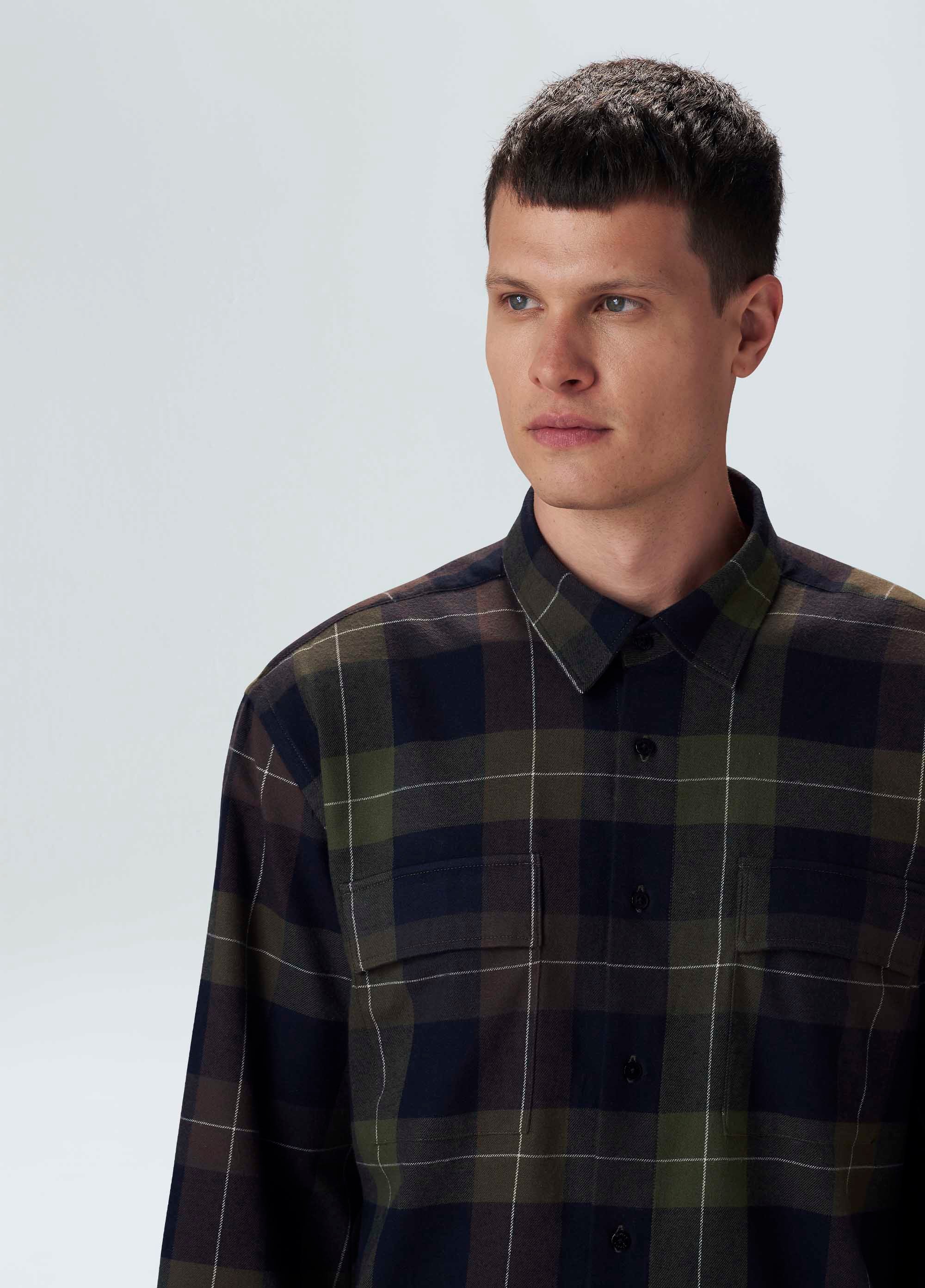 OSKLEN-CAMISA FLANNEL PLAID MI-JUST BRAZIL