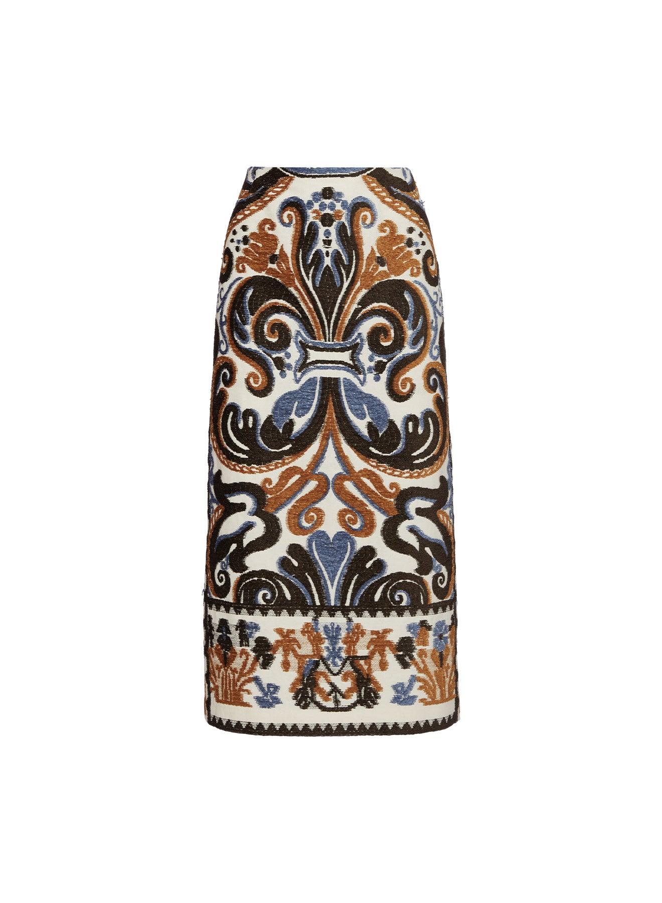 Pencil Corsini Jacquard Skirt