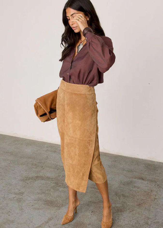 Suede Jaspre Skirt