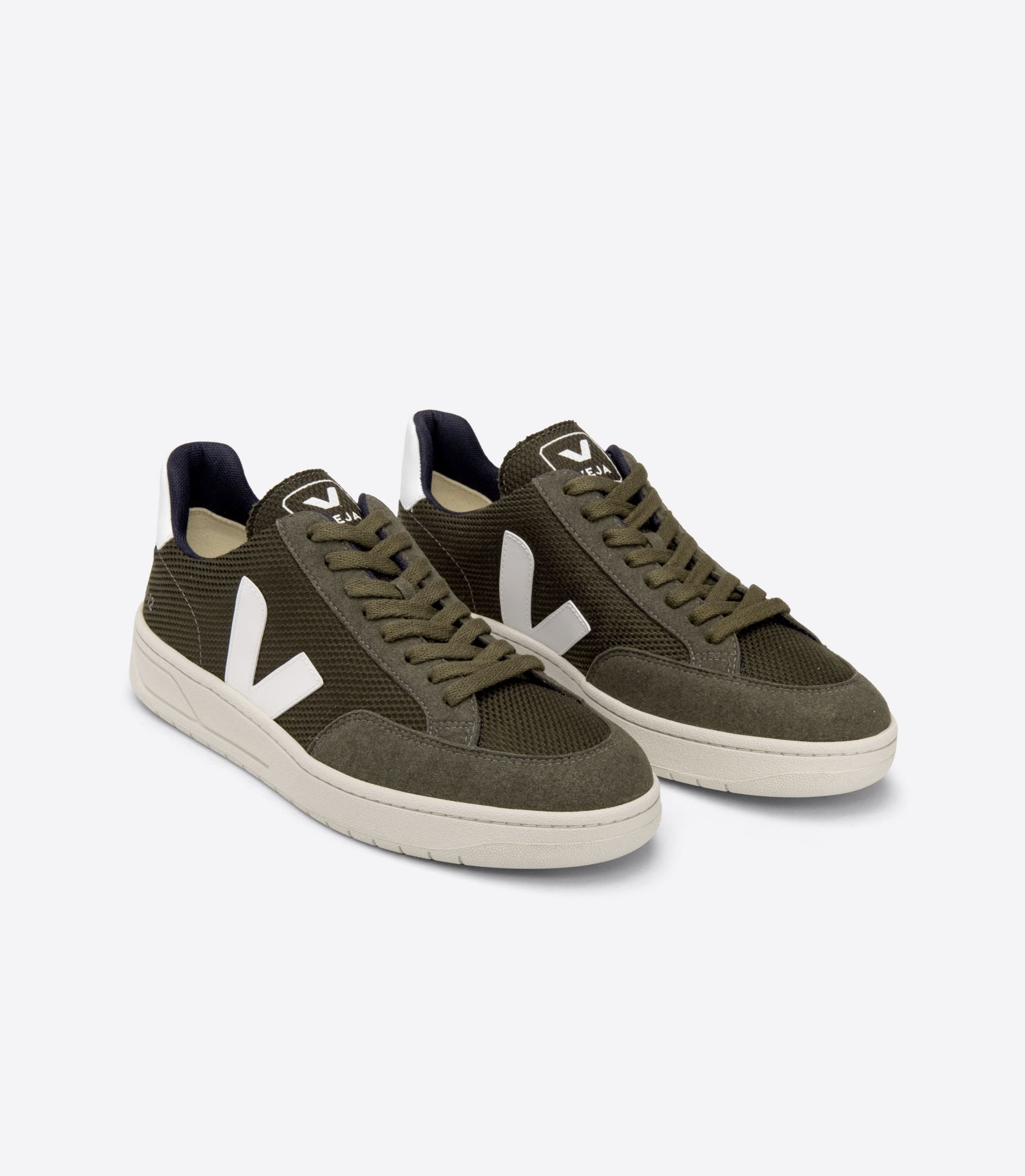 V-12 Vegan B-Mesh Olive White