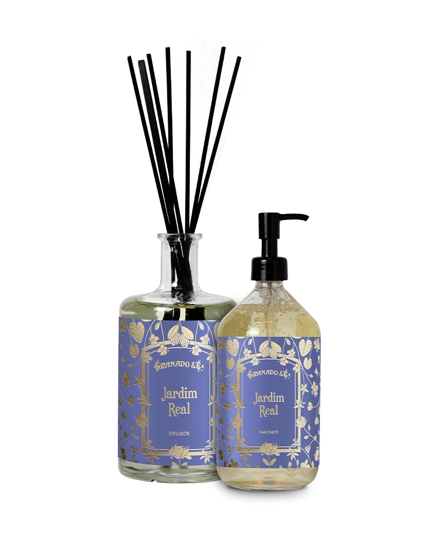 Granado-Jardim Real Diffuser Liquid Soap Kit-Justbrazil