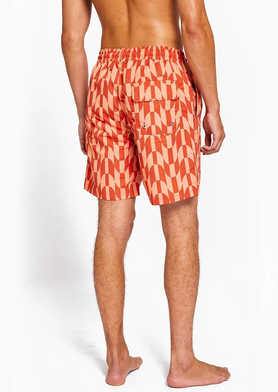  Frescobol-Board Swim Shorts Copacabana Chechered-Justbrazil