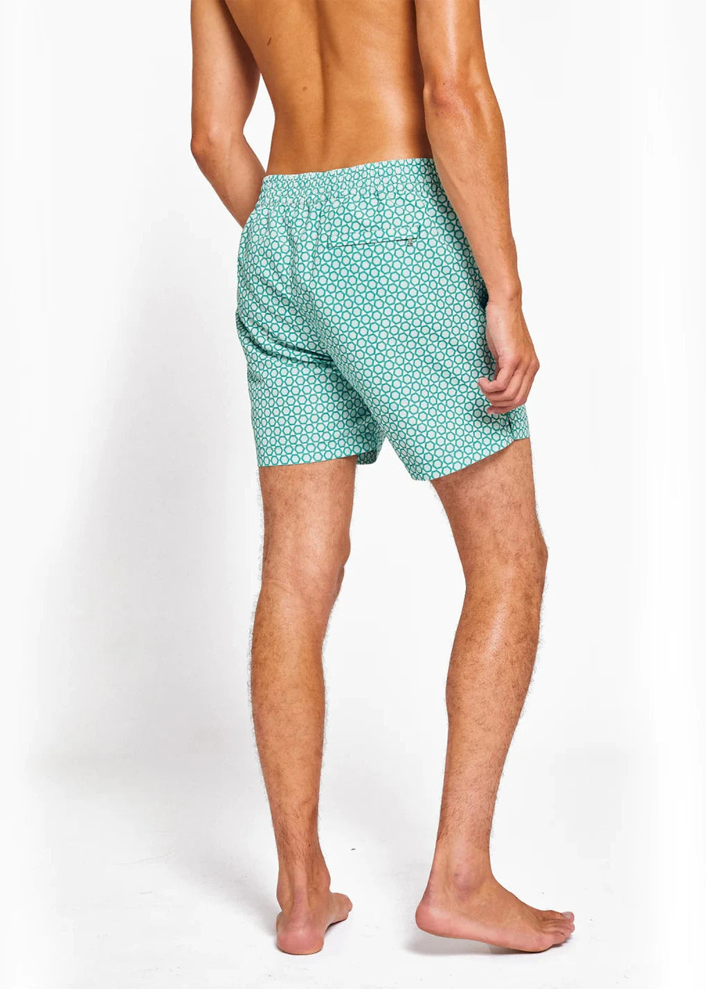 Frescobol-Classic Swim Shorts Futevolei Spring Green-Justbrazil