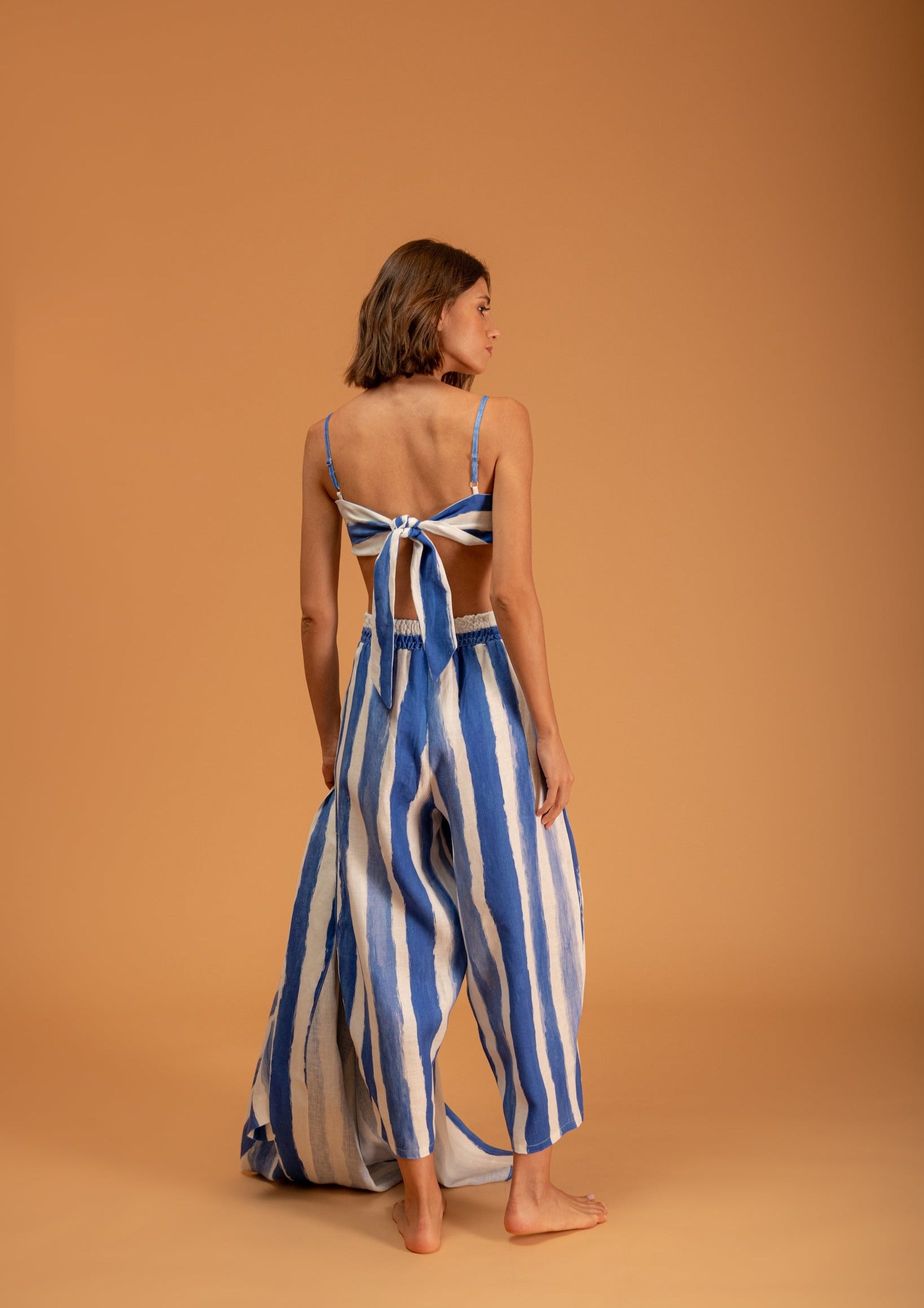 Galeria-Wasabi Blue Stripes Blouse-Justbrazil