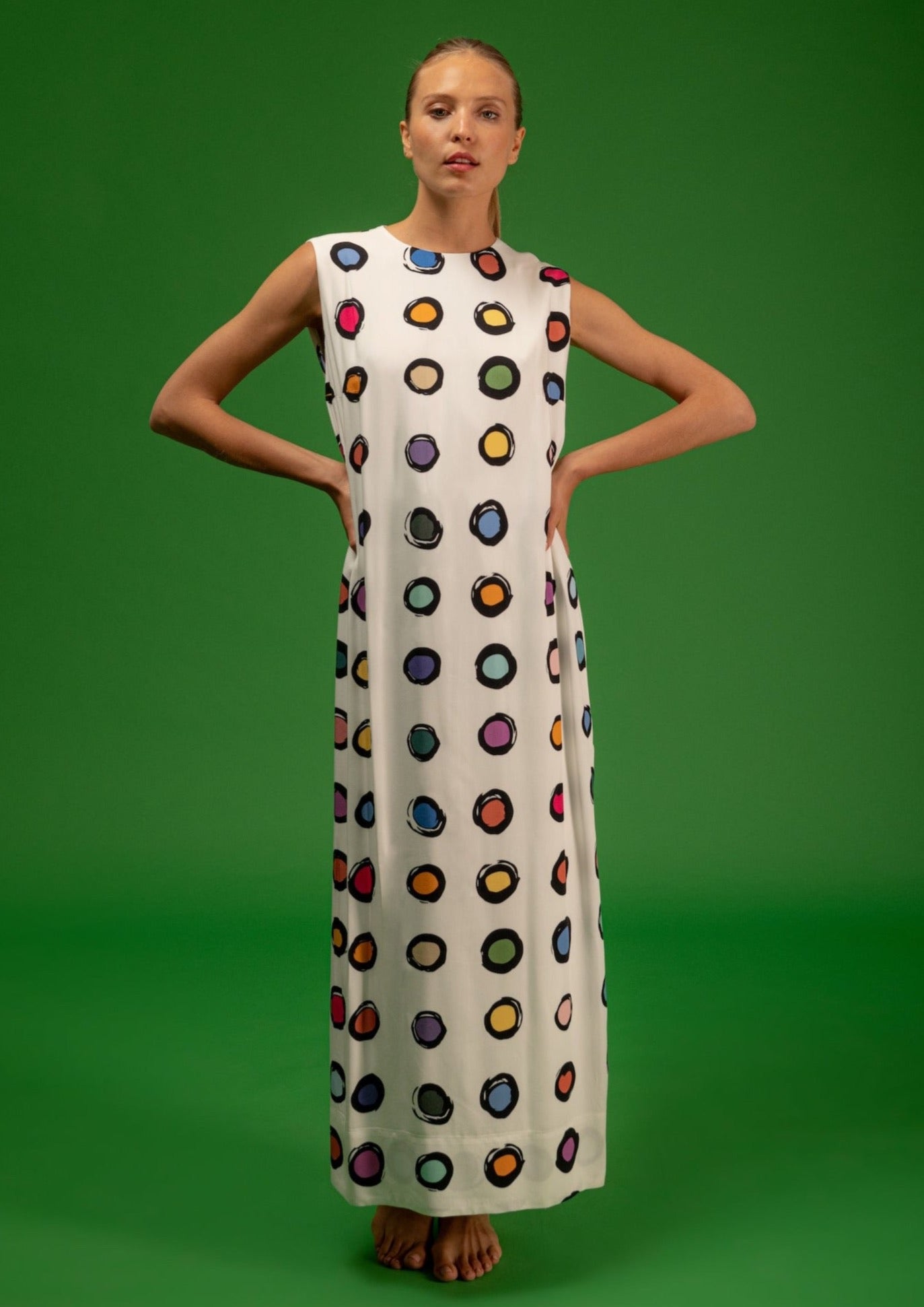 Galeria-Baha Colour Peas Dress-Justbrazil