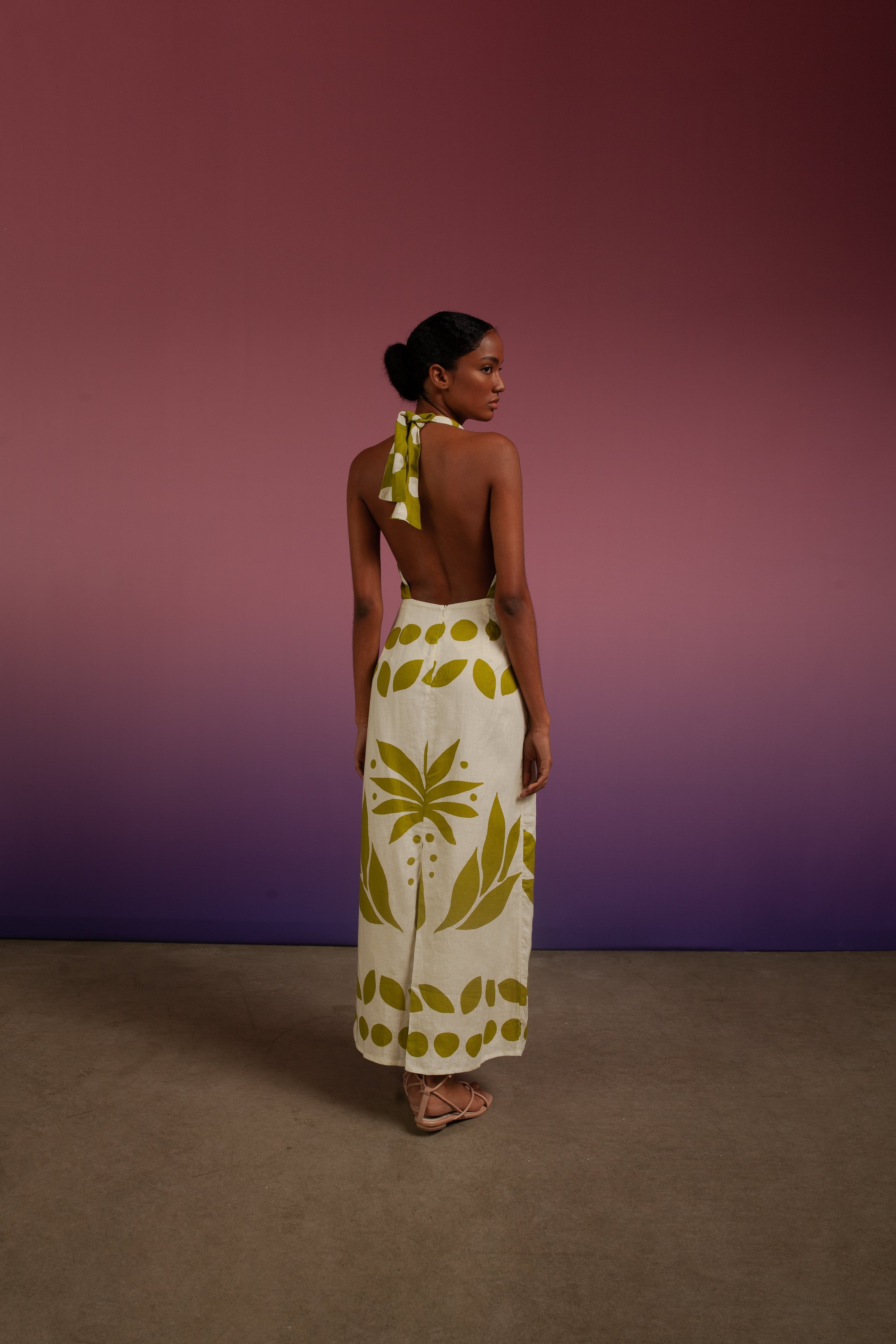 Cala de la Cruz-Eli Amalficream Dress-Justbrazil