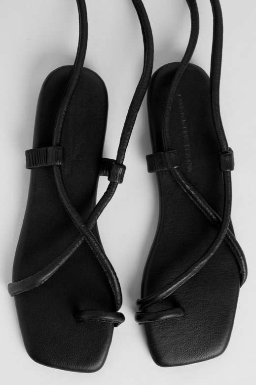 Cala de la Cruz-Grecia Black Sandals-Justbrazil