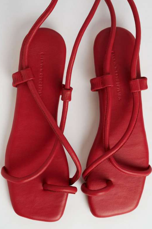 Cala de la Cruz-Grecia Red Sandals-Justbrazil