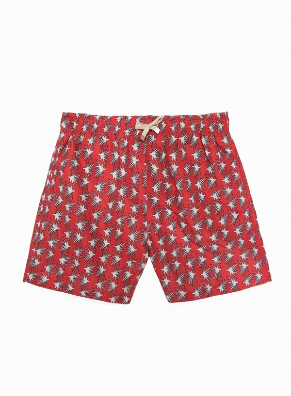 HUAHINE RED SWIMTRUNK BENIBECA