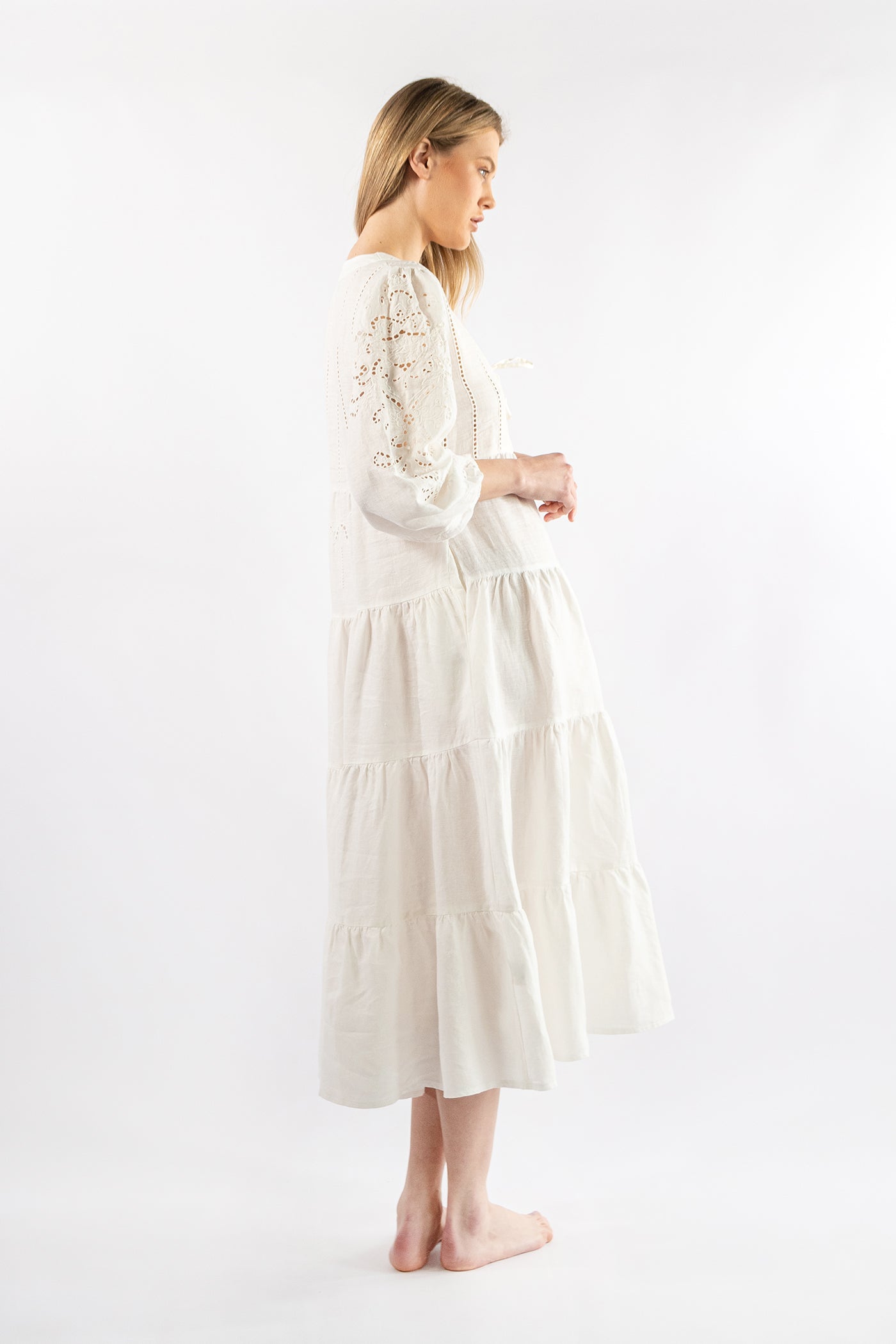 Donia White Dress