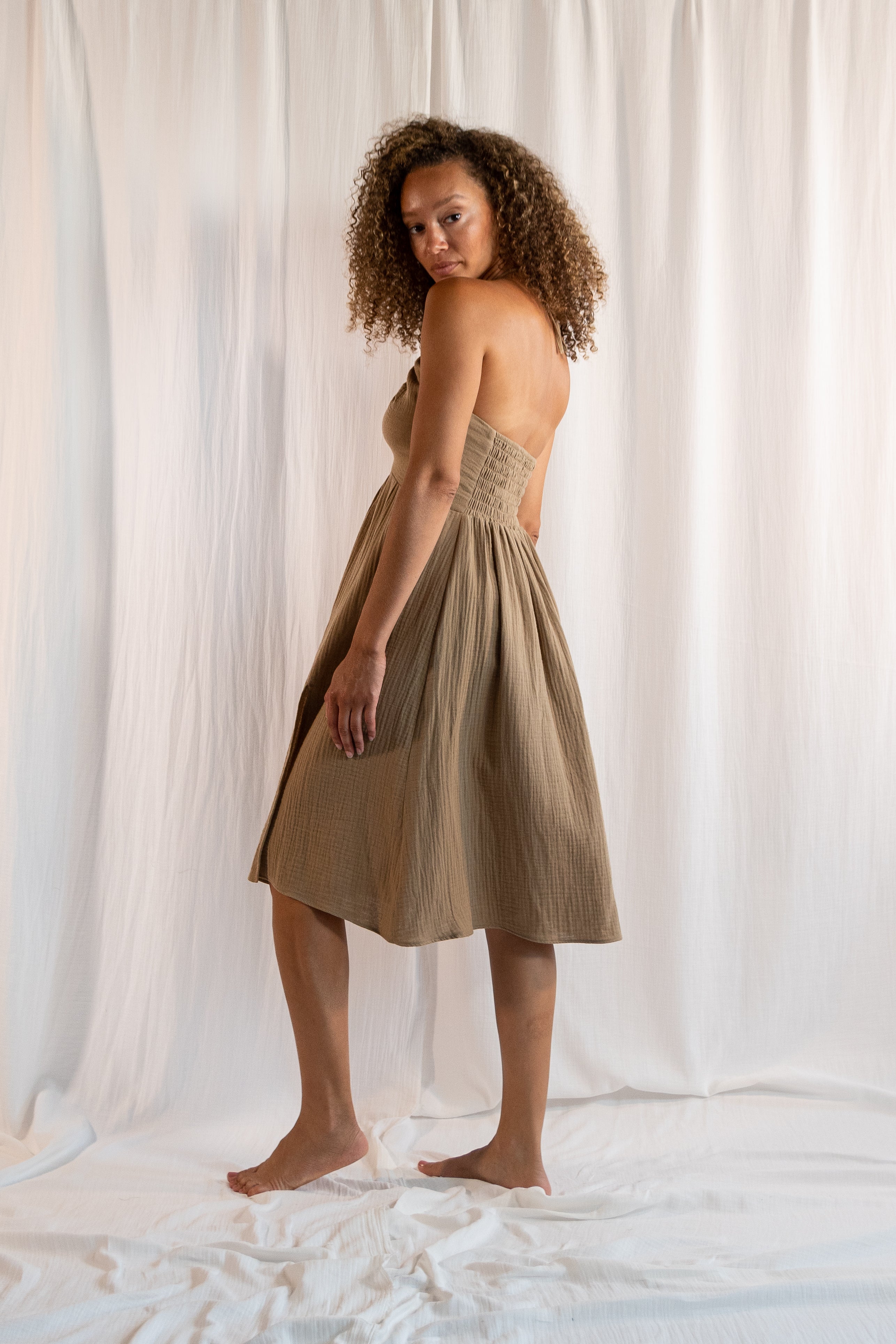 Lapa Beige Dress