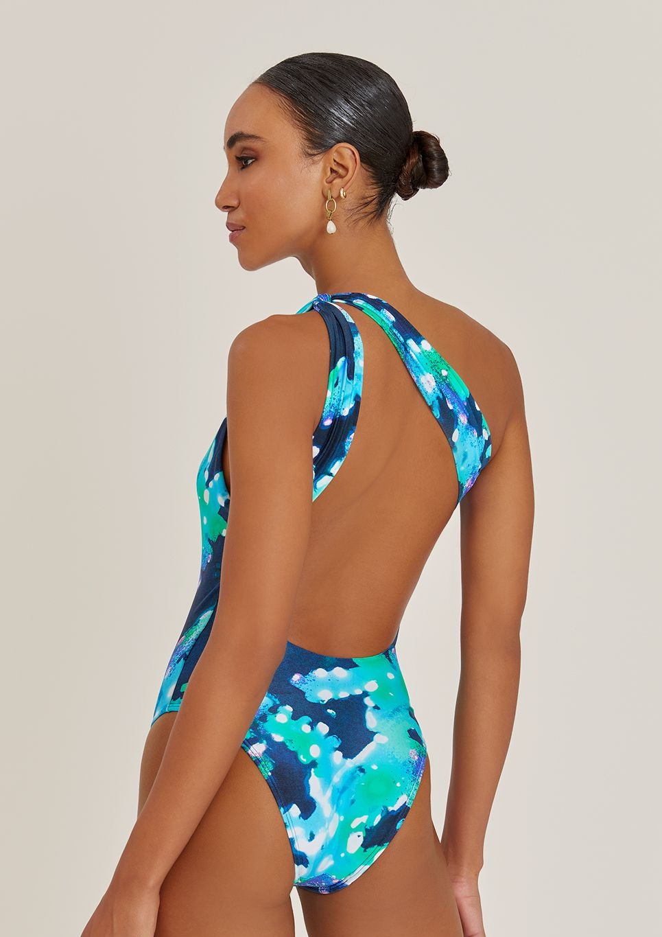 Lenny Niemeyer-Loop One Shoulder One Piece-Justbrazil