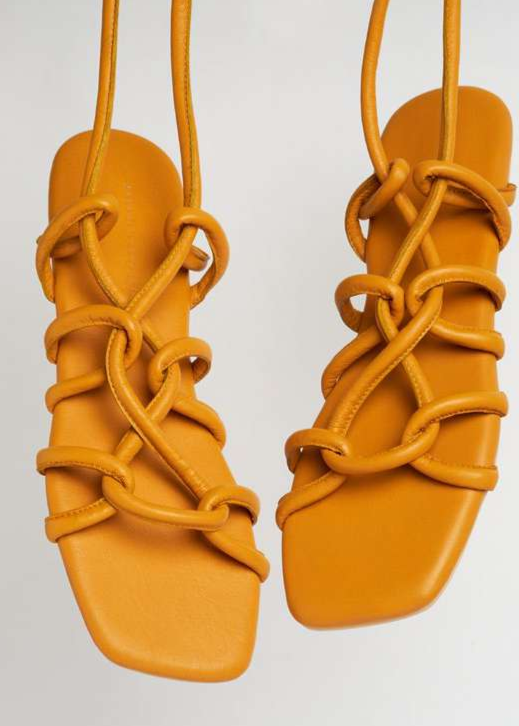 Cala de la Cruz-Roma Yellow Sandals-Justbrazil