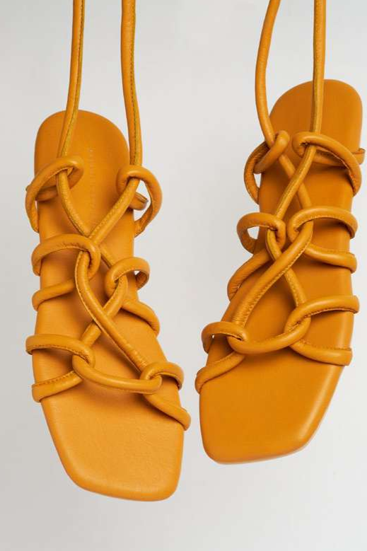 Cala de la Cruz-Roma Yellow Sandals-Justbrazil