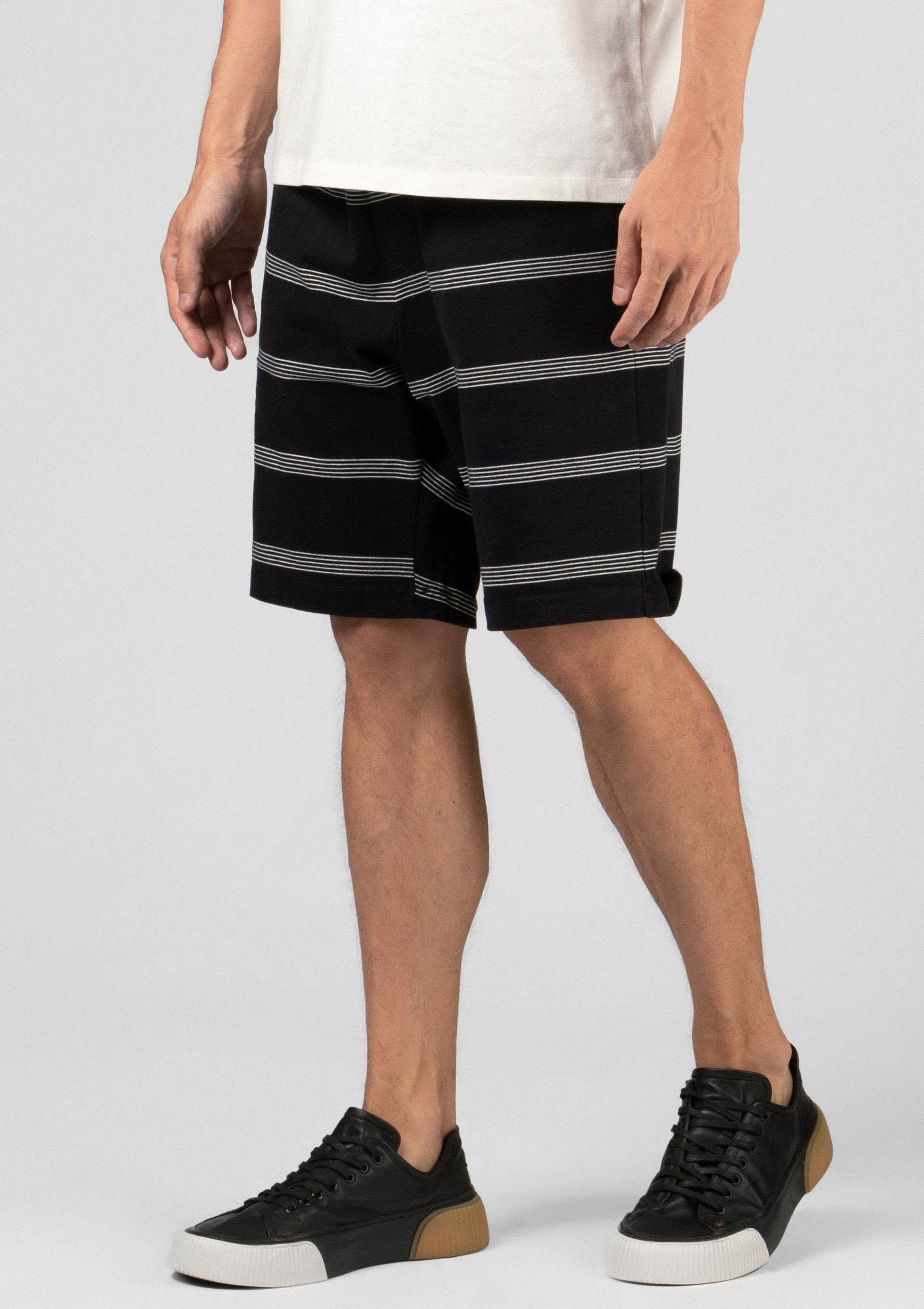 OSKLEN SS22-MENS MUSIC SHEET INVERSE SHORTS-JUSTBRAZIL