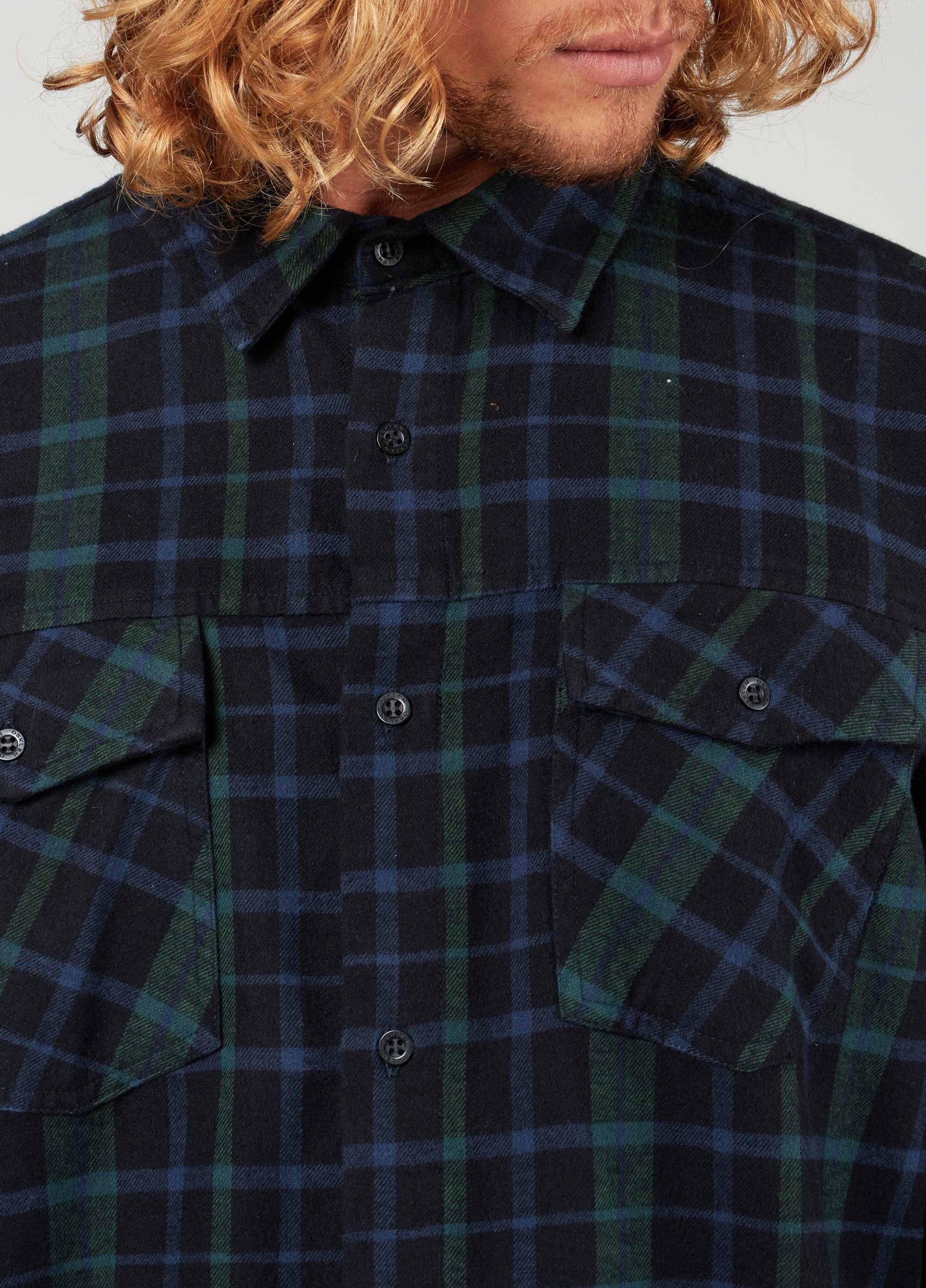 OSKLEN-SHIRT-TARTAN PLAID MI SHIRT-JUST BRAZIL