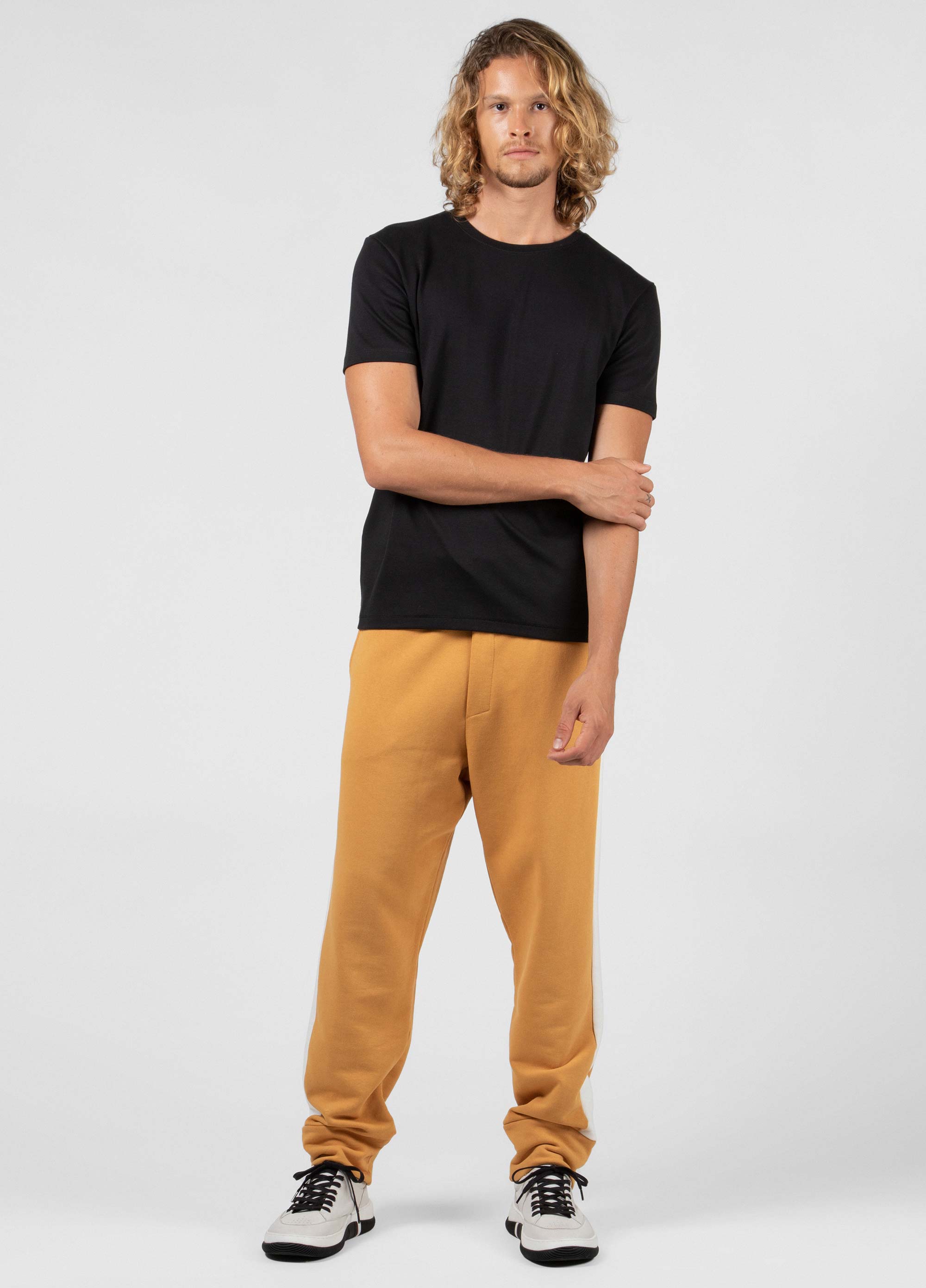 OSKLEN-PANTS-MUSTARD COMFY CASUAL PANTS-JUST BRAZIL